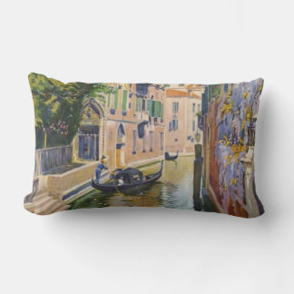 Coussin Rectangle Vintage Grand Canal Gondolas Venise Italie Voyage