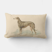 Coussin Rectangle Vintage Greyhound Whippet (Recto)