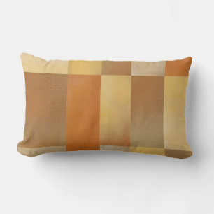 Coussin Rectangle Vintage Mid-Century moderne Orange Or Brown