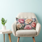 Coussin Rectangle Vintage roses (Chaise)