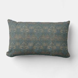 Coussin Rectangle Vintage William Morris Peacock et Dragon