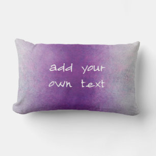 Coussin Rectangle violet et gris ombre artistique ajouter votre prop