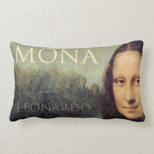Coussin Rectangle Visage bilatéral de MONA LISA