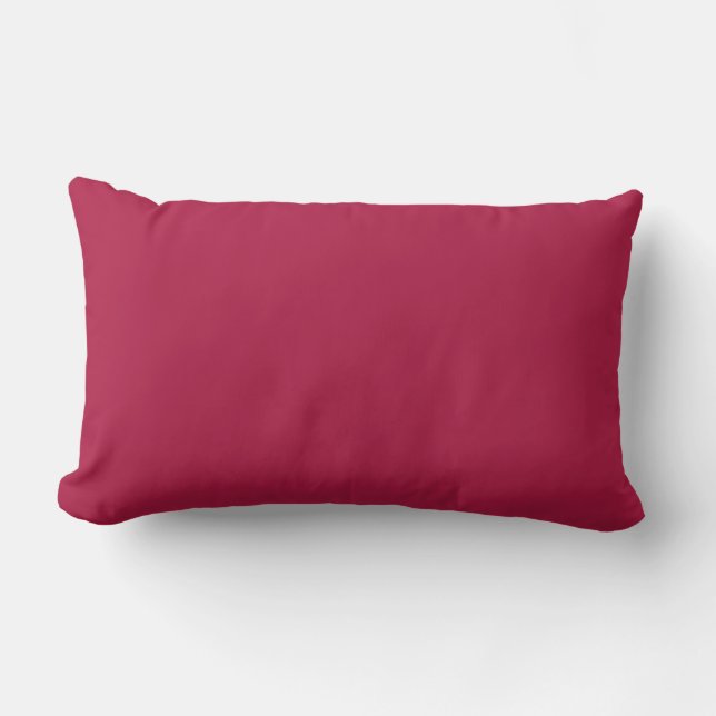 Coussin Rectangle Vivid Magenta Rouge violet couleur solide 001-35-3 (Recto)