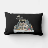 Coussin Rectangle Voeux d'hiver (Recto)