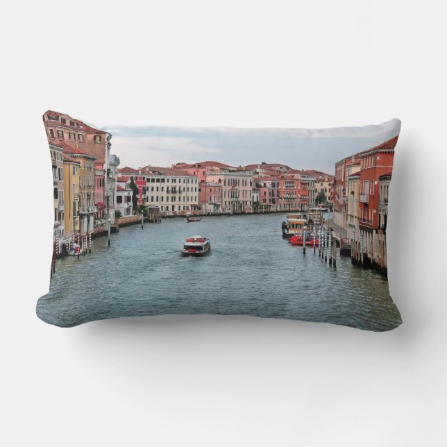 Coussin Rectangle Voie navigable de Venise (Recto)