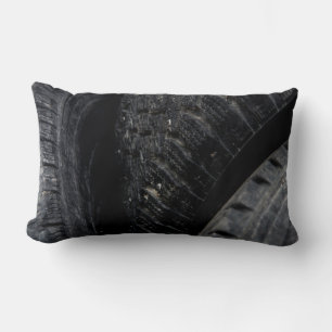 Coussin Rectangle Voiture automobile vieux pneus Black Road voyages