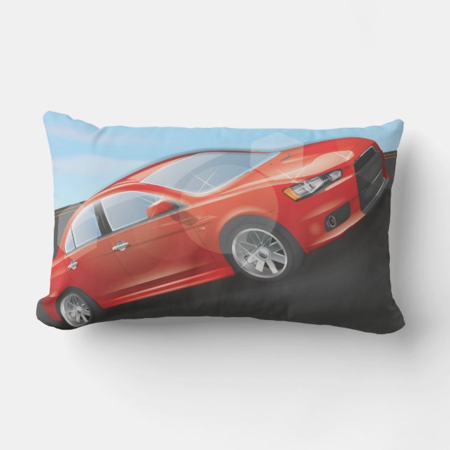 Coussin Rectangle Voiture de sport (Recto)