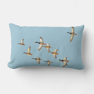 Coussin Rectangle Vol de canards colverts