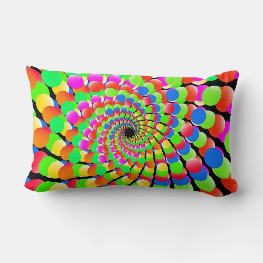 Coussin Rectangle Vortex Feux à étincelles (Verso)