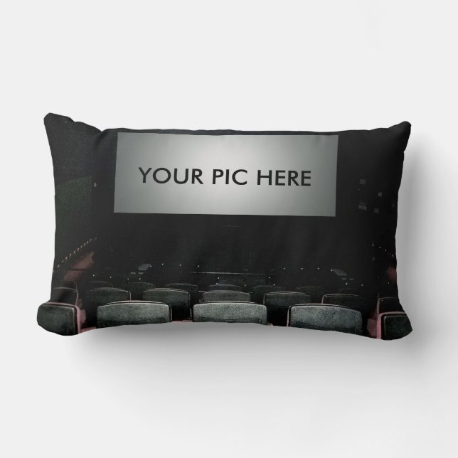 Coussin Rectangle Votre vie au cinéma (Recto)