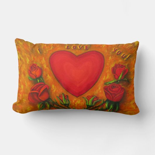 Coussin Rectangle Vous aimez (Recto)