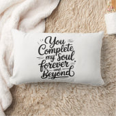 Coussin Rectangle Vous Complétez Mon Âme – Pour Toujours & Au-delà d (Couverture)