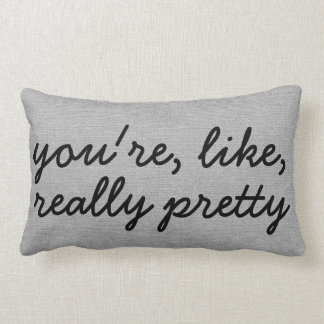 Coussin Rectangle Vous êtes comme la toile chic vraiment assez