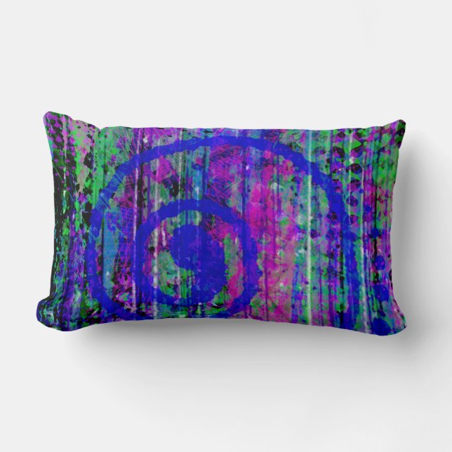 Coussin Rectangle Voyage Dans Mon Imagination Abstraite (Recto)