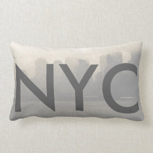 Coussin Rectangle Voyage de l'horizon NYC CricketDiane de New York