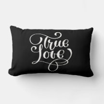 Vrai Amour Typographie Noir et Blanc Mariage de la