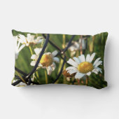 Coussin Rectangle Vrede achter het hek. In bloemen illustratief. (Verso)