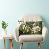 Coussin Rectangle Vrede achter het hek. In bloemen illustratief. (Chaise)