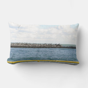 Coussin Rectangle Vue de plage Nautique