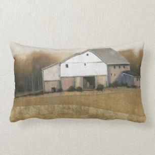 Coussin Rectangle Vue Grange blanche