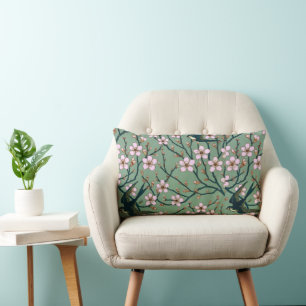 Coussin Rectangle Walter Crane Hirondelles et amandes