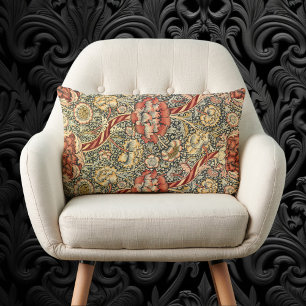 Coussin Rectangle Wandle par William Morris, textile ancien Beaux-Ar