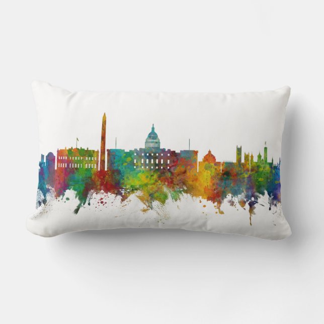 Coussin Rectangle Washington DC Skyline (Recto)