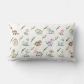 Coussin Rectangle  ​Watercolor Dino Art Throw Pillow (Recto)
