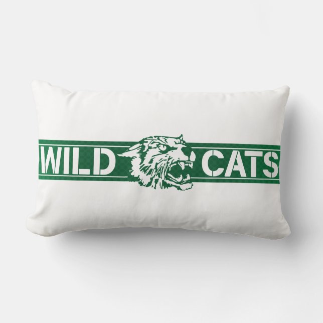 Coussin Rectangle Wayland Union Wildcats #8 (Recto)