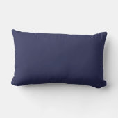 Coussin Rectangle Week-end élégant rétro bleu marine pour l'enterrem (Verso)
