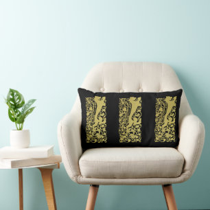 Coussin Rectangle Will Bradley Heraldic Lion