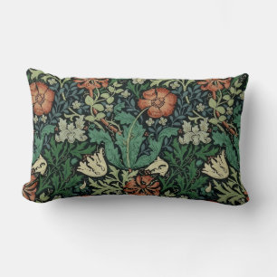 Coussin Rectangle William Morris Compton Floral Art Nouveau Motif