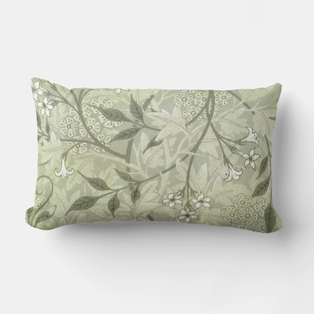 Coussin Rectangle William Morris Jasmine Botanique (Recto)