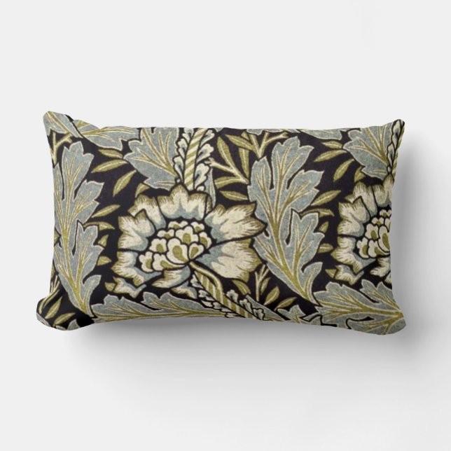 Coussin Rectangle William Morris - motif Anemone (Recto)