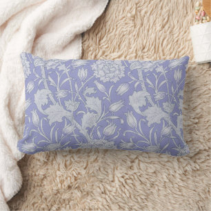 Coussin Rectangle William Morris - Tulipes sauvages - Flore violette