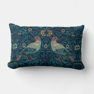 Coussin Rectangle William Morris Vintage Floral Birds