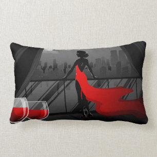 Coussin Rectangle _wine