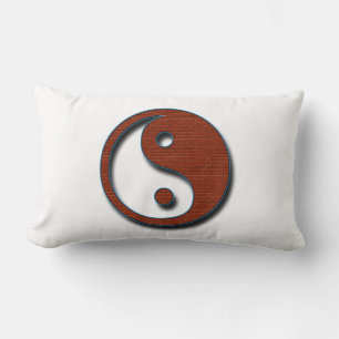 Coussin Rectangle Yin Yang par Shirley Taylor