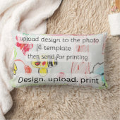 Coussin Rectangle young designers kids hand drawn art (Couverture)