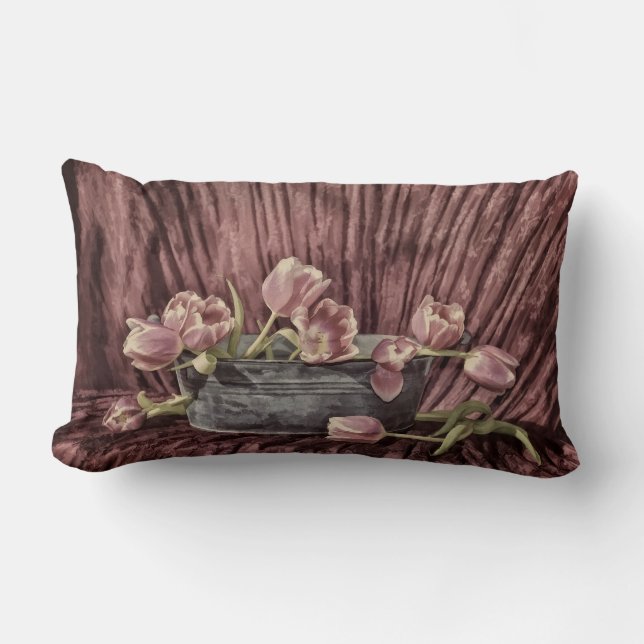 Coussin Rectangle Zarte Tulpen (Recto)