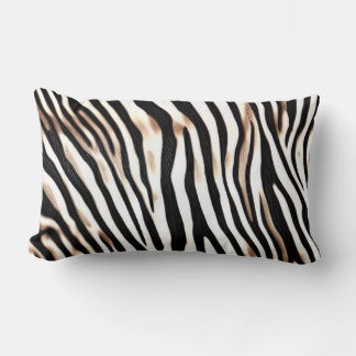 Coussin Rectangle Zebra hide motif