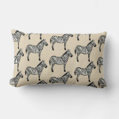 Coussin Rectangle Zebra Safari peinture animale Imprimer (Recto)