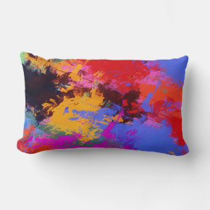 Coussin Rectangle Zèbre peint