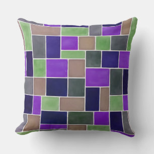 Coussin Rectangles Géométriques Colorés 7