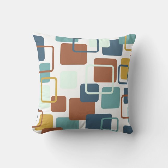 Coussin Rectangles modernes 6 d'Eames (Recto)