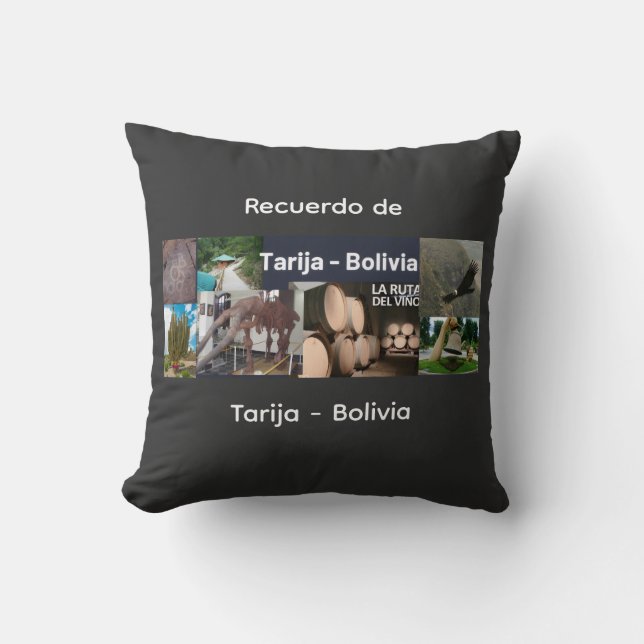Coussin Recuerdo de Tarija (Recto)