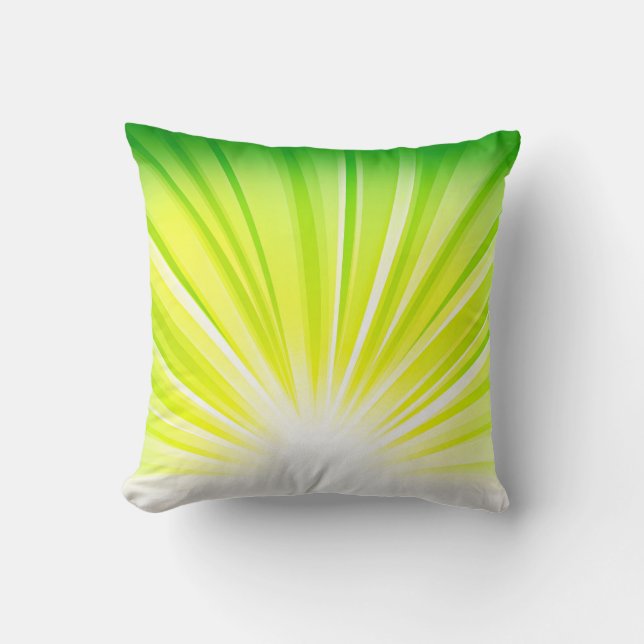 Coussin Recycle Green Eco Friendly Save Earth Rise Gradien (Recto)