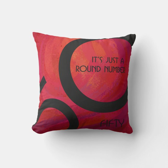 Coussin Red 50 Dix Anniversaire (Recto)