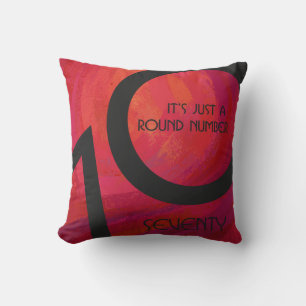 Coussin Red 70 Dix Anniversaire
